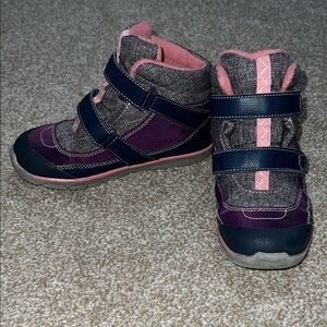 See Kai Run Kids Boots - Purple and Blue